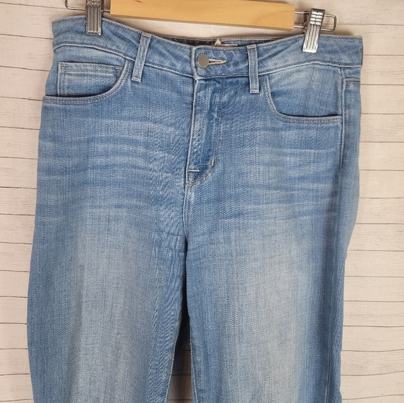 L'AGENCE NADIA HIGH RISE STRAIGHT CROPPED JEANS IN ROCKFORD, SZ 26 - Picture 4 of 14
